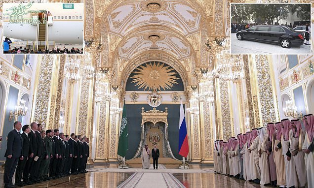 ریخت و پاش ملک سلمان در سفرش به روسیه +تصاویر ریخت و پاش ملک سلمان در سفرش به روسیه +تصاویر