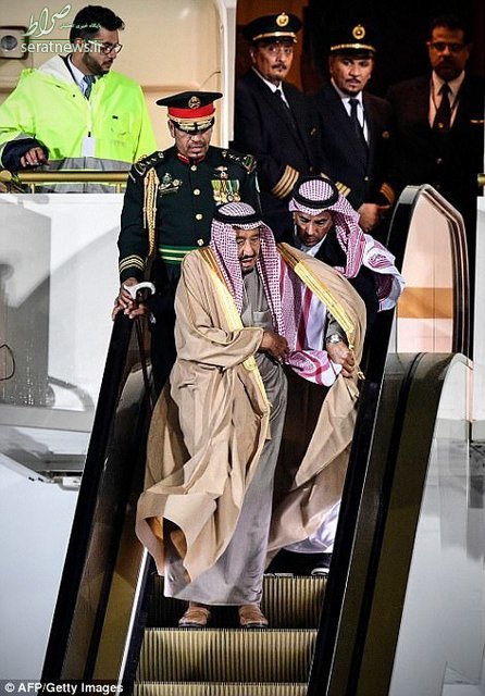 ریخت و پاش ملک سلمان در سفرش به روسیه +تصاویر