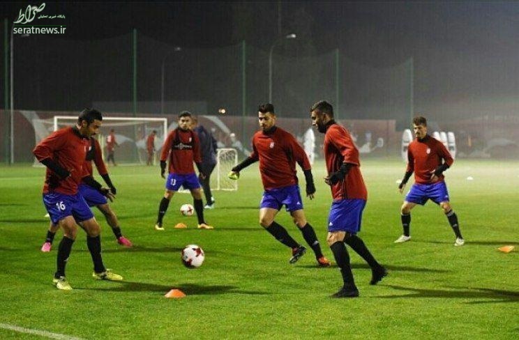 تصویری از اولین تمرین تیم‌ملی در روسیه