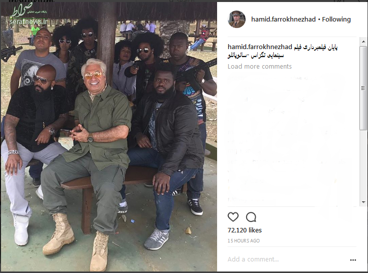 عکسی متفاوت از حمید فرخنژاد در تگزاس عکسی متفاوت از حمید فرخنژاد در تگزاس