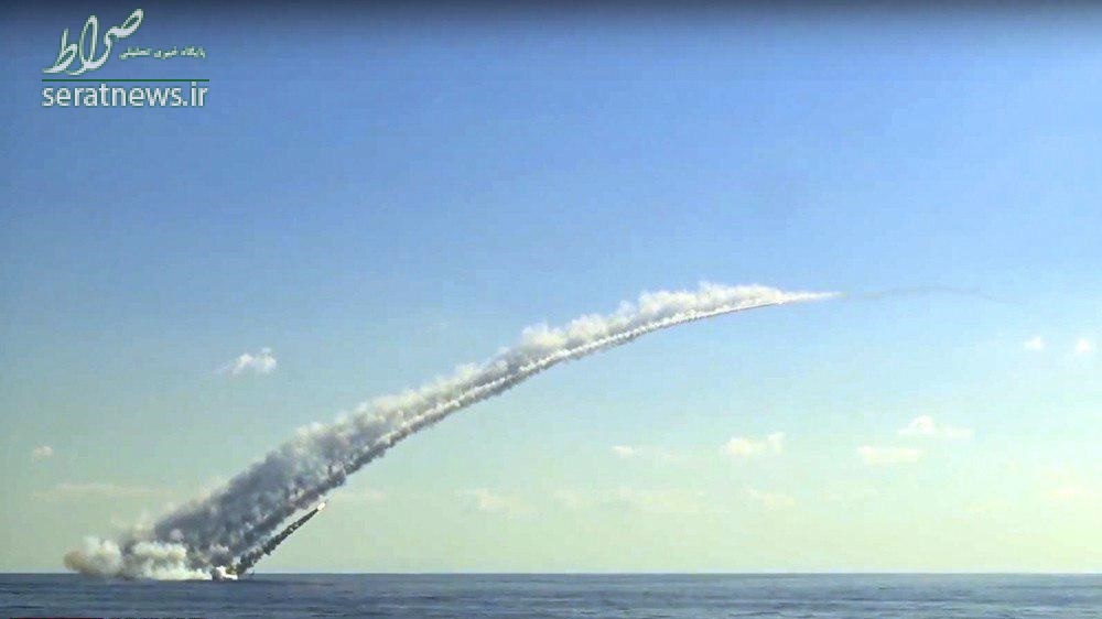 تصویری از شلیک موشکهای کروز روسیه به داعش تصویری از شلیک موشکهای کروز روسیه به داعش