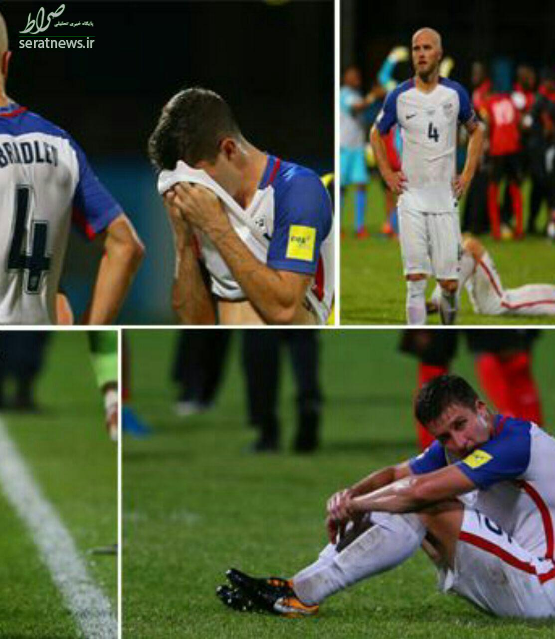 عکس/ بازیکنان آمریکا پس از ناکامی در صعود به جامجهانی عکس/ بازیکنان آمریکا پس از ناکامی در صعود به جامجهانی