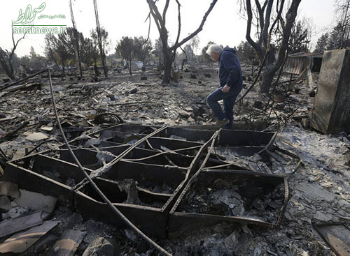 تصاویر/ کالیفرنیا پس از آتش سوزی