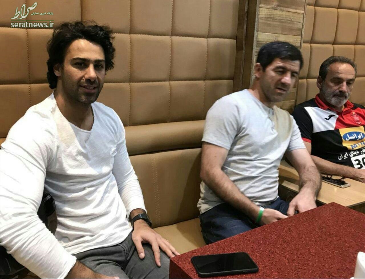 دیدار اسطوره استقلال با پرسپولیسیها +عکس دیدار اسطوره استقلال با پرسپولیسیها +عکس