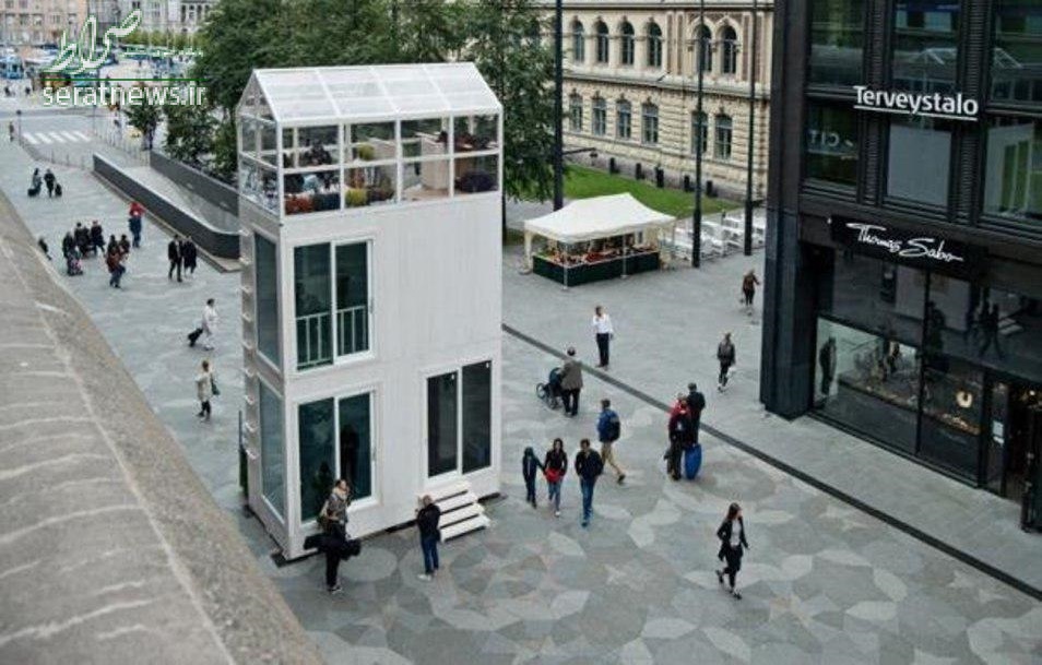 عکس/ خانه ای در ابعاد یک جای پارک خودرو! عکس/ خانه ای در ابعاد یک جای پارک خودرو!