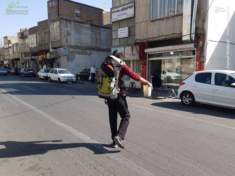 این مرد ۱۸ بار پیاده به کربلا رفته است+عکس این مرد ۱۸ بار پیاده به کربلا رفته است+عکس