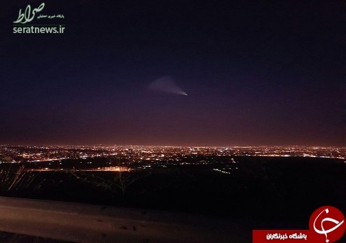 مشاهده شدن شئی نورانی در آسمان آذربایجان غربی+تصاویر مشاهده شدن شئی نورانی در آسمان آذربایجان غربی+تصاویر