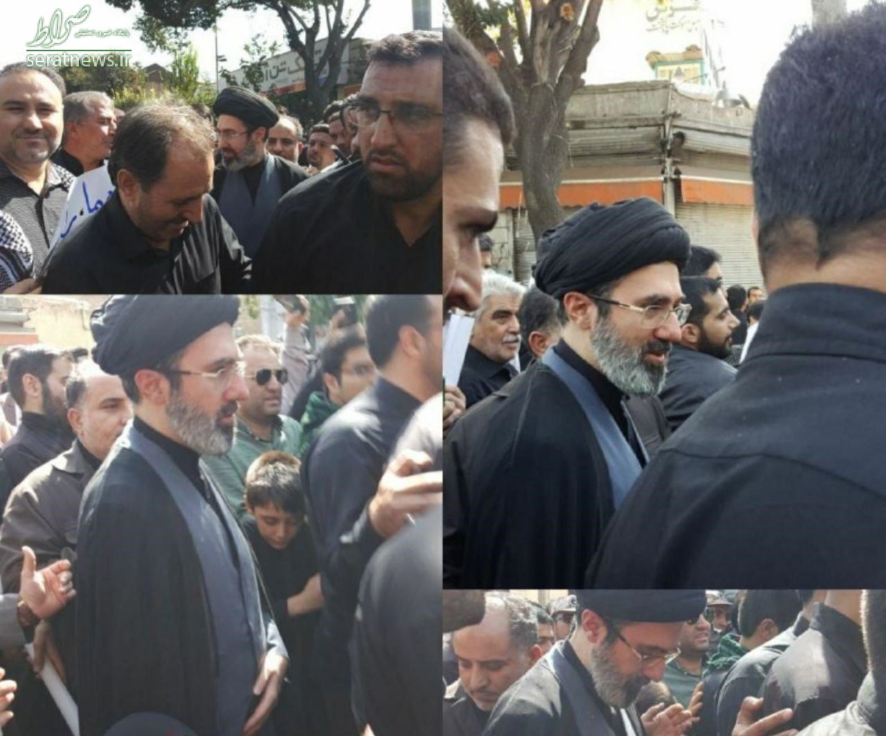 عکس/ فرزند رهبر انقلاب در تشییع پیکر شهیدحججی عکس/ فرزند رهبر انقلاب در تشییع پیکر شهیدحججی