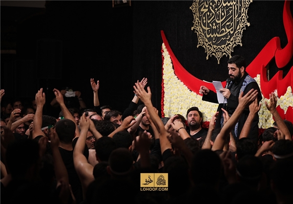 مهدی رحمتی، محمد علیزاده و سیاوش خیرابی در هیات بنی‌فاطمه+عکس