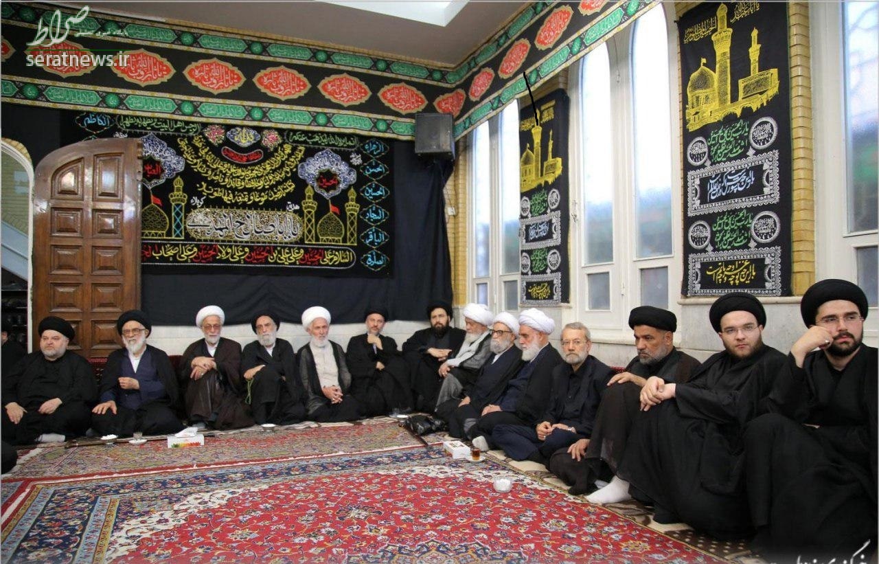 عکس/ حضور لاریجانی و سیدعلی خمینی در یک مراسم
