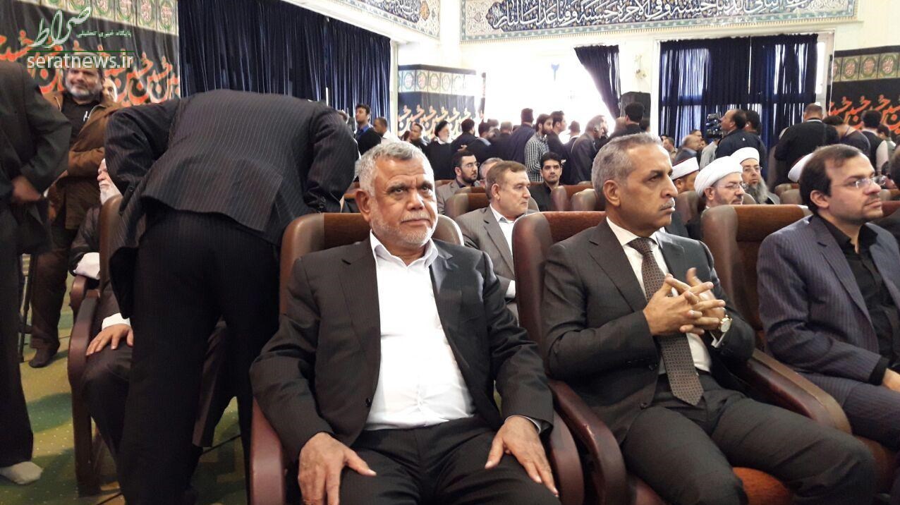 عکس/ ۲ فرمانده عراقی در مراسم پدر  عکس/ ۲ فرمانده عراقی در مراسم پدر