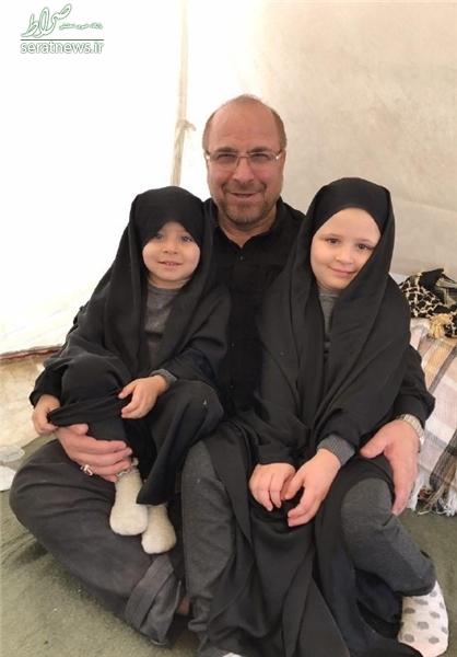 عکس/ قالیباف و دو نوهاش در پیادهروی اربعین عکس/ قالیباف و دو نوهاش در پیادهروی اربعین