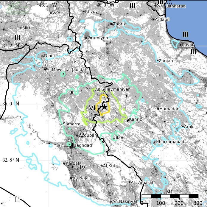 بازتاب زلزله کرمانشاه در رسانه‌های خارجی +تصاویر