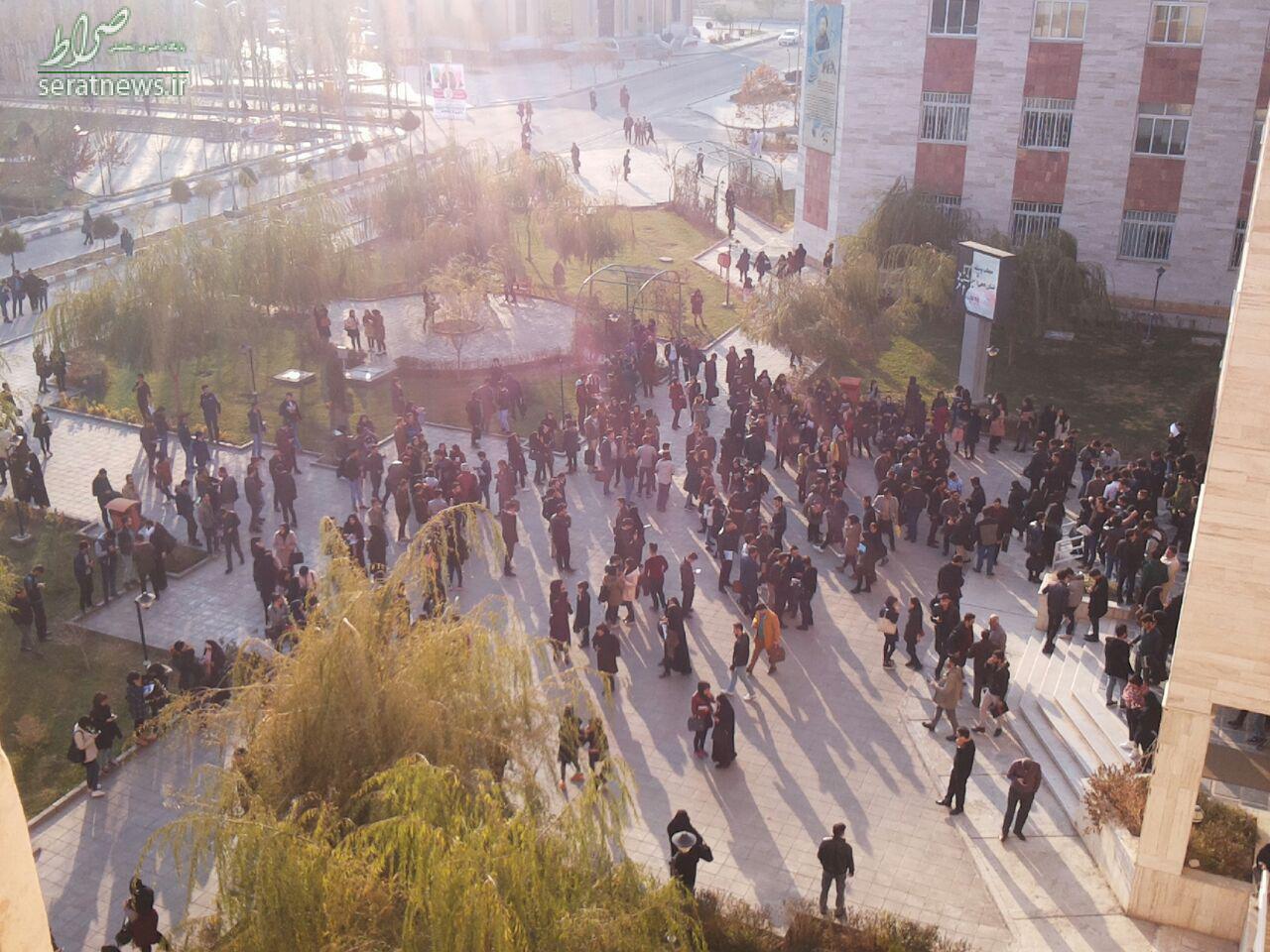 عکس/ دانشگاه آزاد ارومیه بعد از زلزله