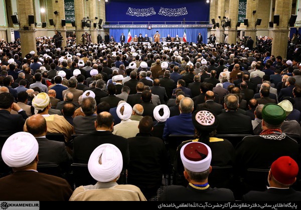 عکس/ دیدار میهمانان کنفرانس وحدت اسلامى با رهبر انقلاب عکس/ دیدار میهمانان کنفرانس وحدت اسلامى با رهبر انقلاب