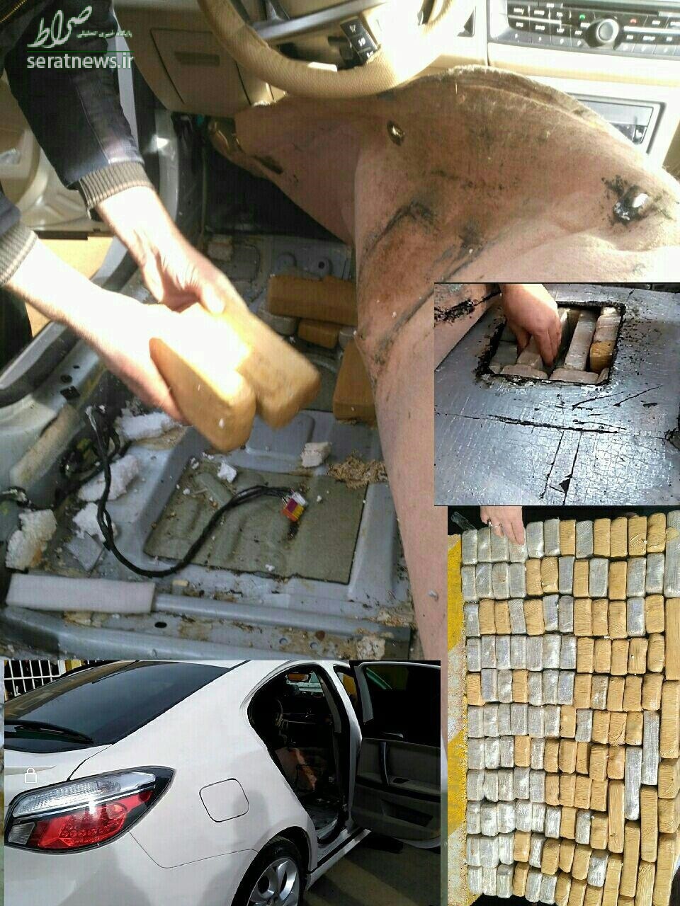 عکس/ جاسازی ماهرانه ۷۴ کیلو هروئین در ام.جی عکس/ جاسازی ماهرانه ۷۴ کیلو هروئین در ام.جی