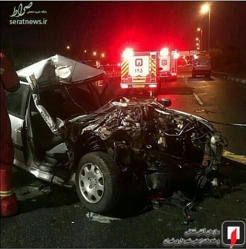 متلاشی شدن پژو ۲۰۶ و مرگ دختر جوان +عکس متلاشی شدن پژو ۲۰۶ و مرگ دختر جوان +عکس