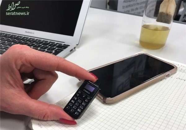 تولید کوچک‌ترین گوشی تلفن همراه جهان +عکس