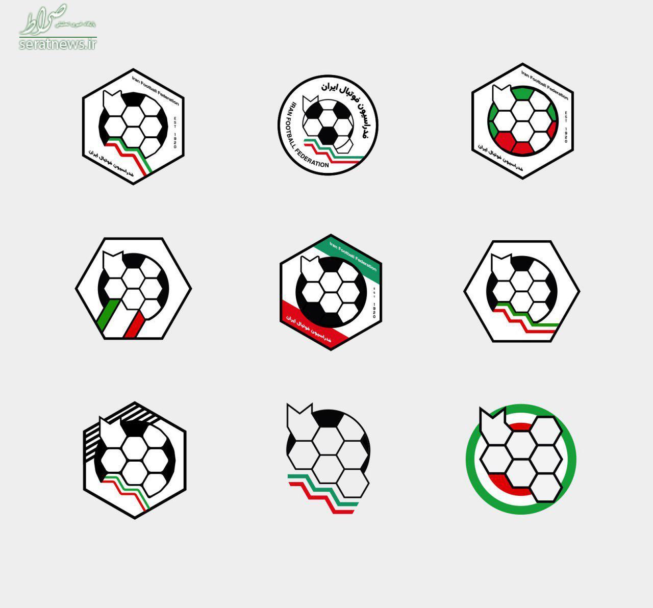 طراحی لوگوی جدید برای فدراسیون فوتبال + عکس