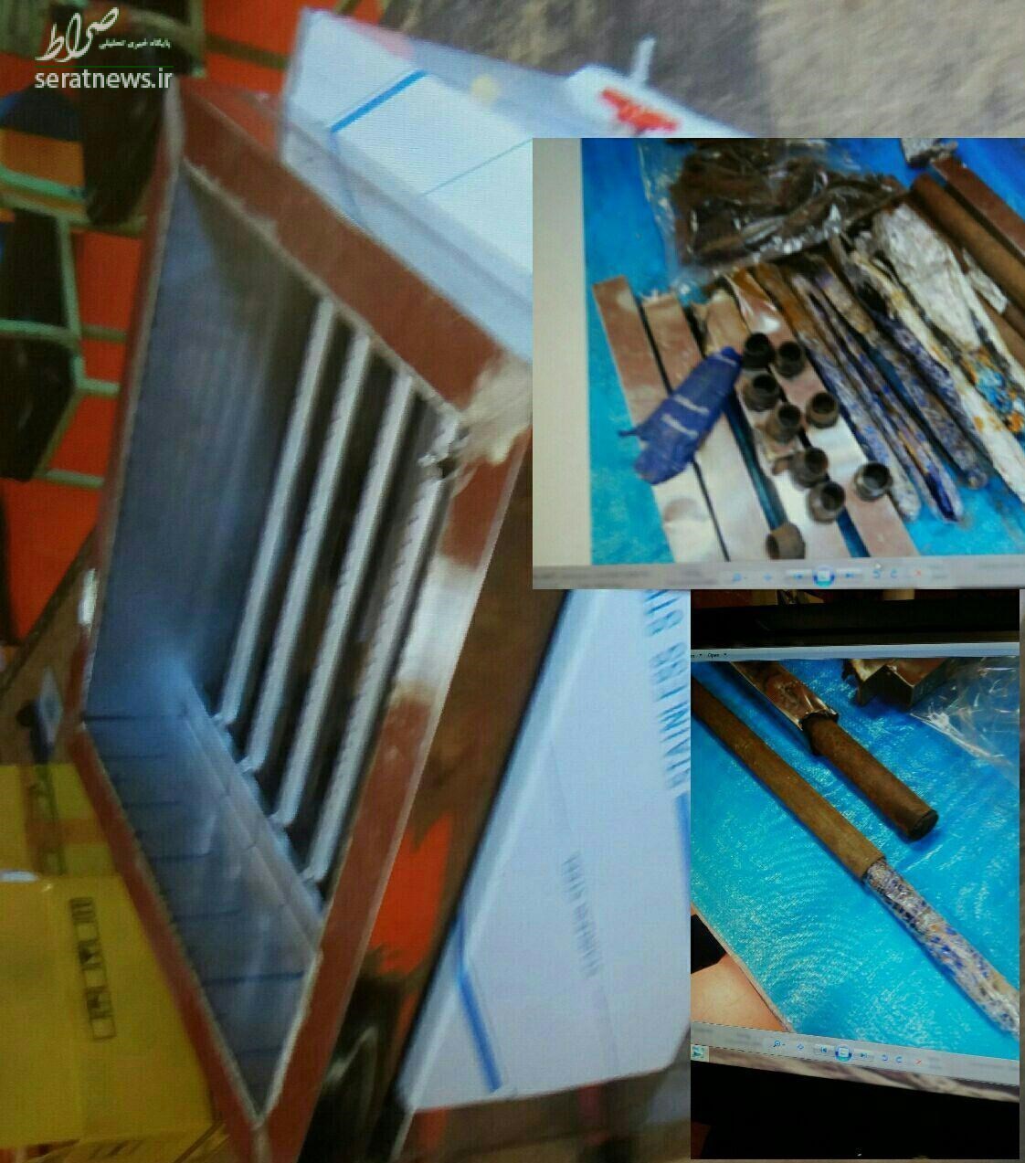 کشف تریاک از داخل لوله کباب پز + عکس کشف تریاک از داخل لوله کباب پز + عکس
