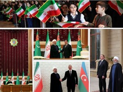 امضاء 21 سند همکاری در عشق آباد و باکو