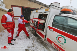 امدادرسانی به ۶۵۲ نفر در برف و کولاک