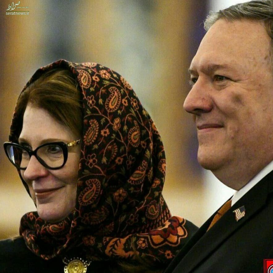 واکنشِ جالب آقای بازیگر به روسری ایرانی همسرِ پمپئو +عکس