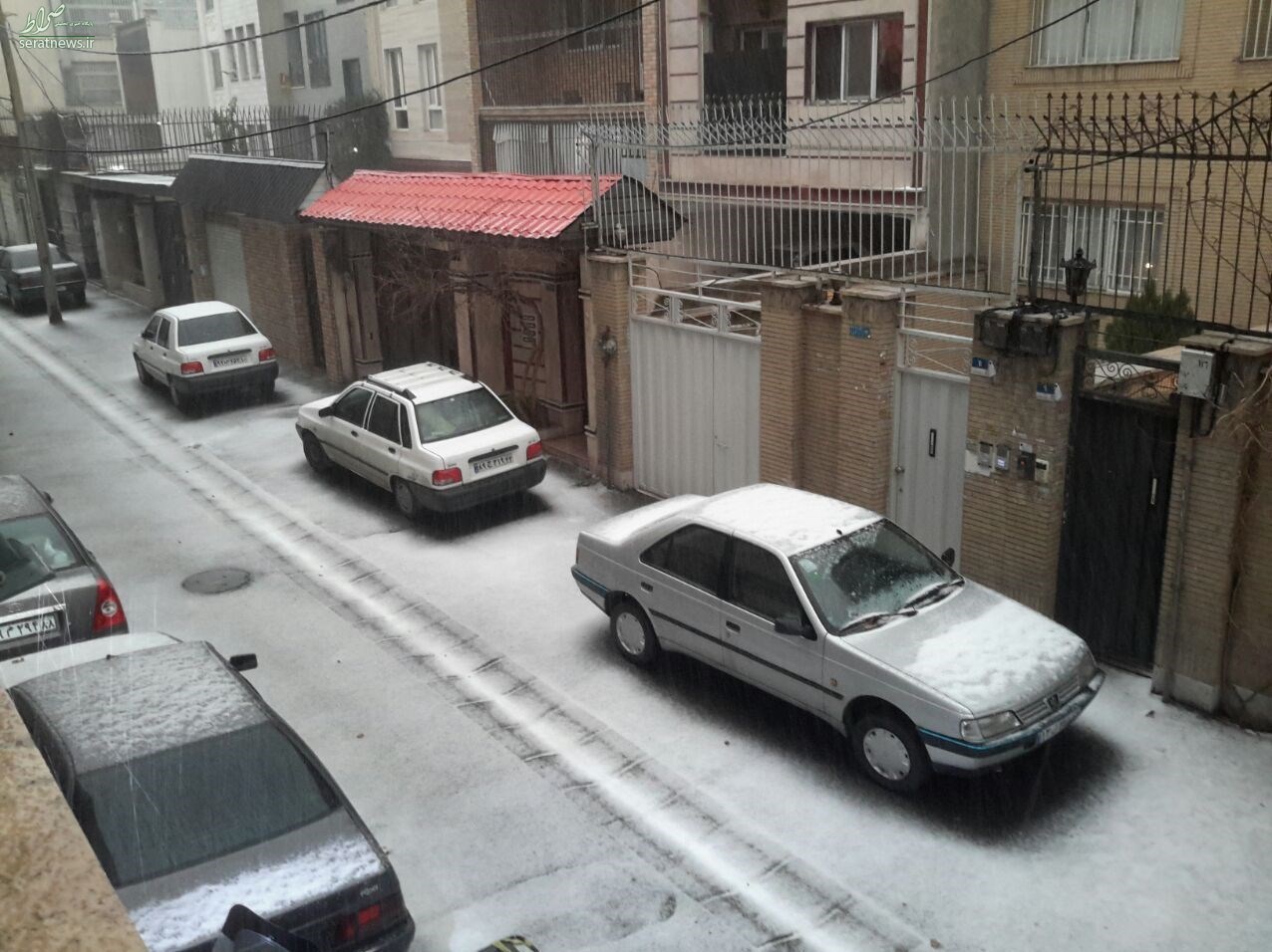 رگبار شدید در تهران+عکس