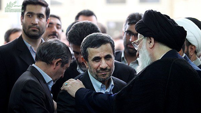 عکس/ دست هاشمی شاهرودی بر شانه احمدی نژاد