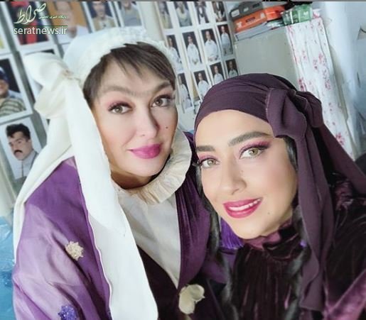 عکس | سلفی بهاره کیانافشار و الهام حمیدی در اتاق گریم سریالی جدید عکس | سلفی بهاره کیانافشار و الهام حمیدی در اتاق گریم سریالی جدید