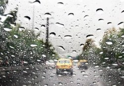 بارش باران در محورهای گیلان و مازندران