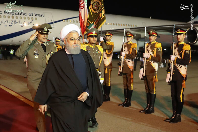 تصاویر/ روحانی وارد تهران شد