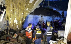 ۱۵ کشته در حادثه ریزش دیوار هتل در پرو