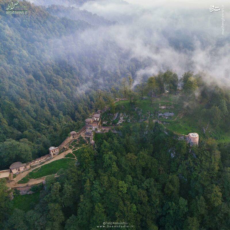 عکس/ نمایی زیبا از قلعه رودخان
