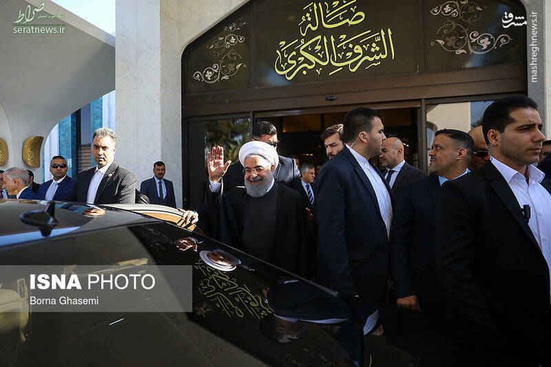 عکس/ خودروی تشریفات روحانی در عراق