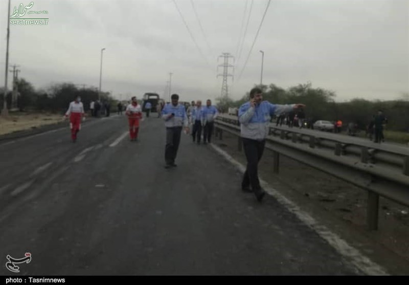 علت حریق اتوبوس در مسیر آزادراه اهواز به ماهشهر+تصاویر