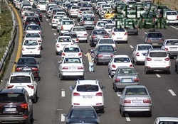 ترافیک در محور تهران- فیروزکوه نیمه سنگین است