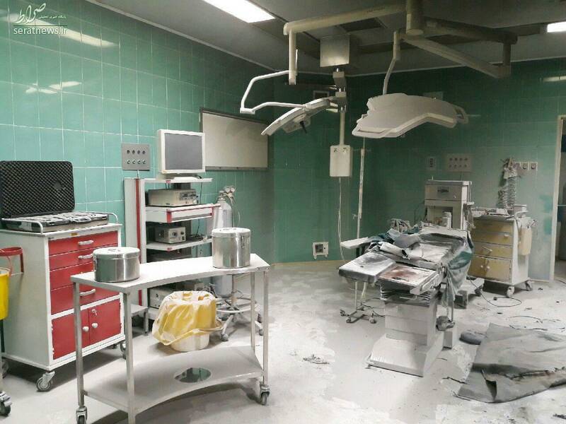 عکس/ انفجار مرگبار در اتاق عمل بیمارستان سمنان