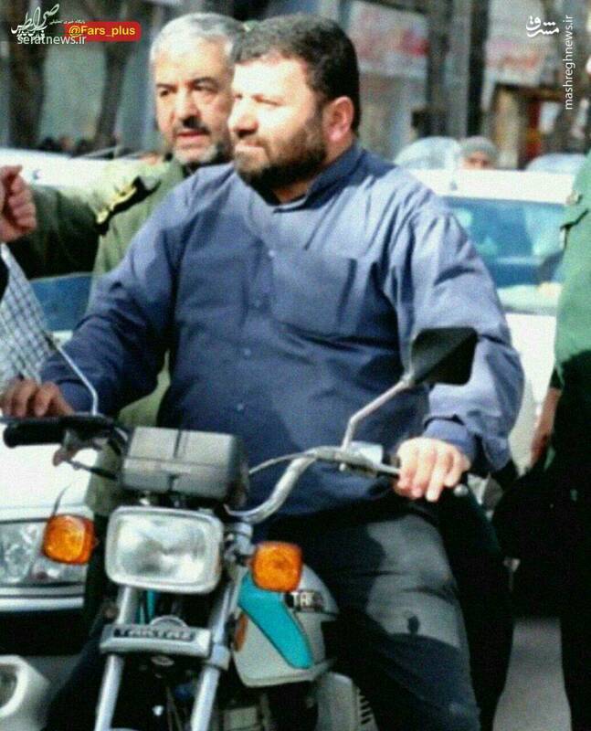 عکس/ موتورسواری فرمانده سپاه در اصفهان