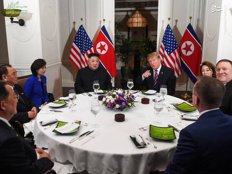 عکس/ شام کاری «اون» و «ترامپ»