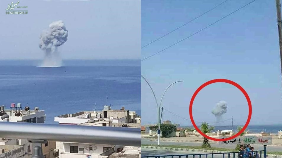 سقوط جنگنده روسی در سواحل سوریه+عکس