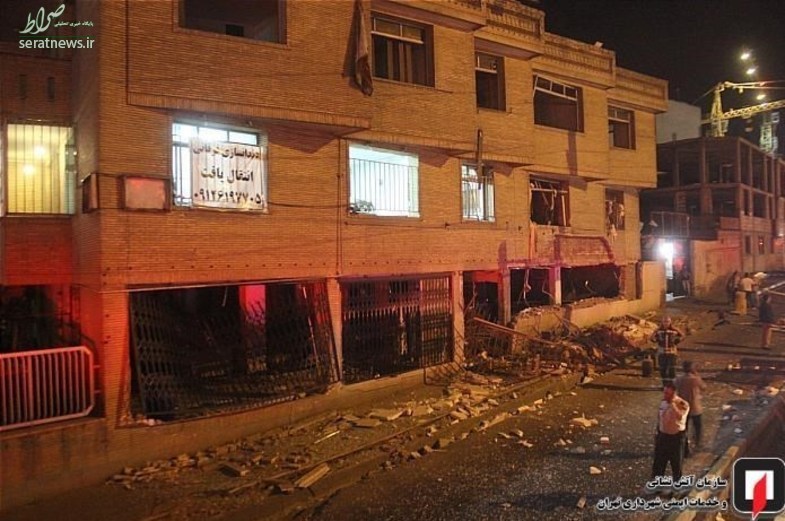 وقوع انفجار مهیب در بزرگراه اشرفی اصفهانی +تصاویر