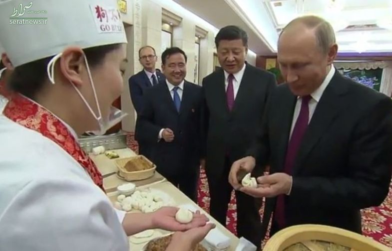 آشپزی پوتین در چین سوژه رسانه‌ها شد +عکس