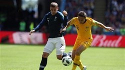 استرالیا مقابل فرانسه شکست خورد