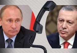 گفت‌وگوی تلفنی پوتین و اردوغان درباره سوریه