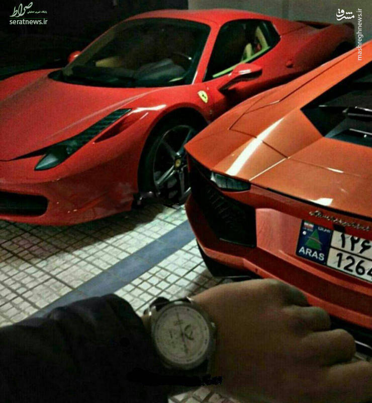 عکس/ پارکینگ چندمیلیاردی بچه پولدار ایرانی!