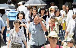 موج گرما در ژاپن 14 قربانی گرفت