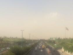 خیزش گرد و خاک در تهران