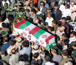 تصاویر/ تشییع پیکر شهید حمله تروریستی مریوان در سنندج