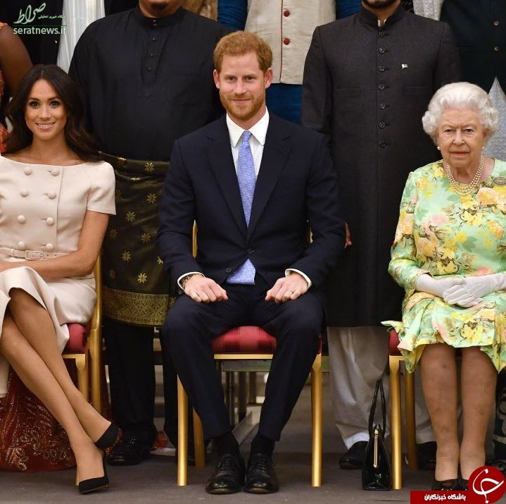 نحوه نشستن نوعروس خاندان سلطنتی خبرساز شد! + عکس